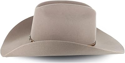 DESIGN - Chapeau de cowboy en feutre avec bord en strass - Noir