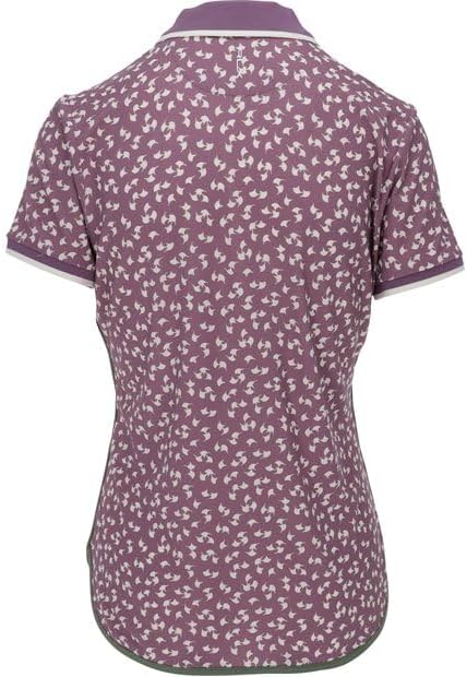 RLX Ralph Lauren Polo Golf Women's Tail Hem Polo Shirt Small S Purple