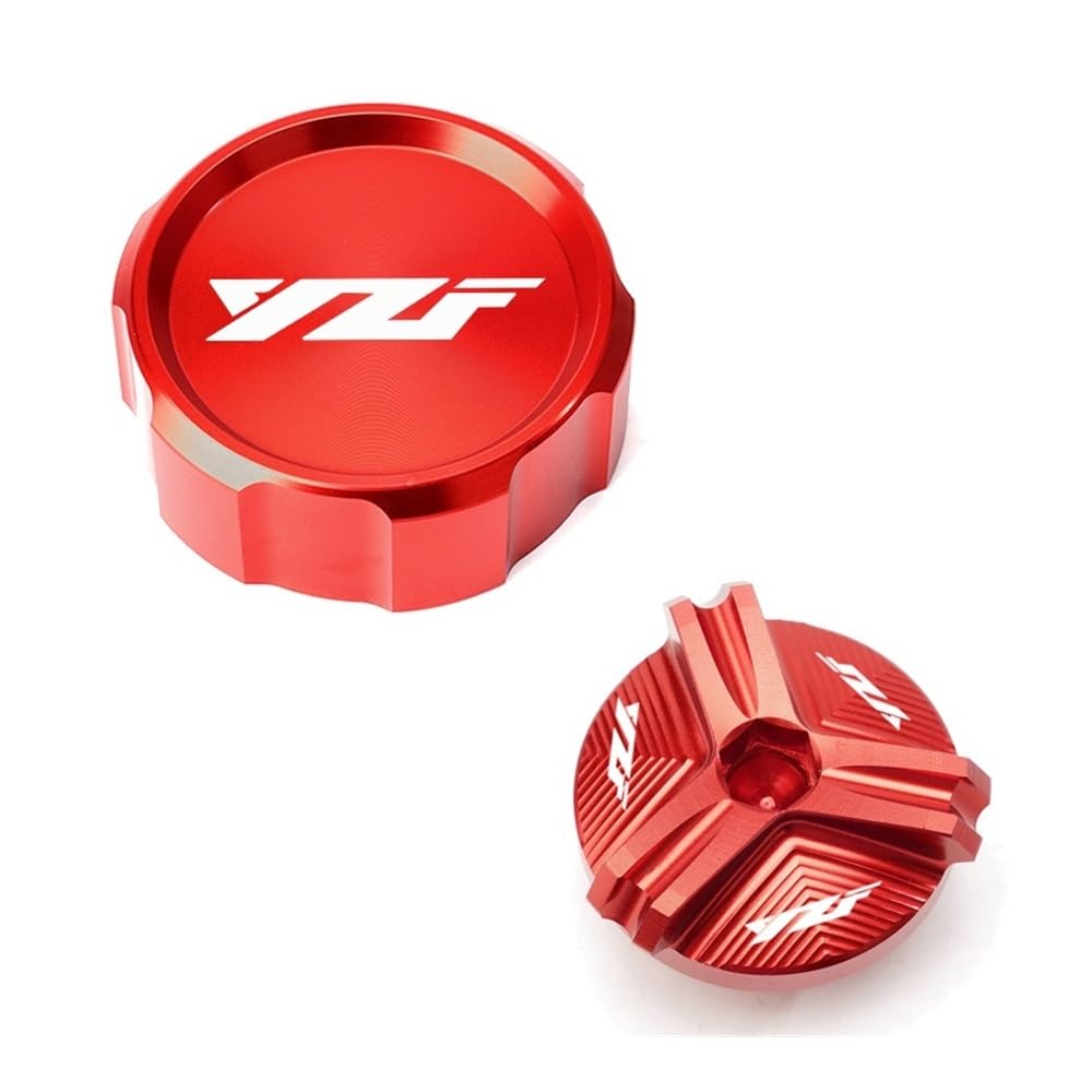 tapón depósito líquido Frenos para R1 R6 R7 R1M YZF YZFR1 YZFR6 YZFR7 2001-2023 2007 2008 Cubierta Depósito Líquido Frenos Delantero Motocicleta Tapa De Llenado De Aceite