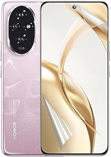 واقي شاشة هيدروجيل مرن متوافق مع موبايل هونر 200 برو بشاشة تغطية كاملة خالية من الفقاعات وسهلة التركيب وفائقة النعومة ومضادة للخدش ومقاومة للغبار من بشياكة، ليست من الزجاج (قطعة واحدة)