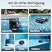 AIPER Scuba X1 Pro Max Poolroboter Boden und Wand, 360° Mapping, Adaptive Routenplanung, Wasserlinie, 32000 LPH Leistung, All-in-One Poolreiniger Akku für alle Eingelassenen Pools bis zu 300 ㎡