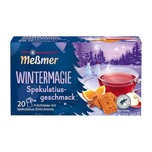 Meßmer Wintermagie | 20 Teebeutel | Glutenfrei | Laktosefrei | Vegan