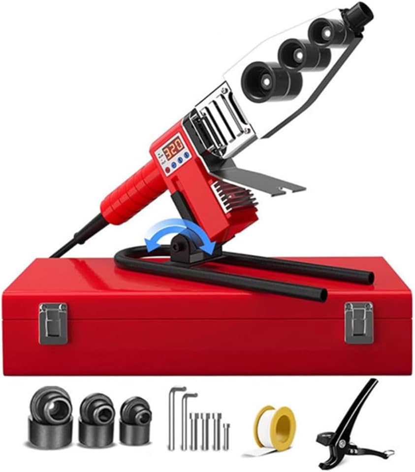Heavy-Duty PPR Hot Melt Tool, 3 Die Sizes (20-32Mm) Electric Pipe Welding Machine for Plumbing Contractors & DIY Enthusiasts(3000W)