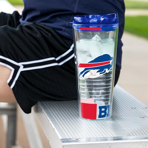 Image of Rico Industries NFL Football Double Wall Classic 16oz Or 20oz Tritan Tumbler W Lid