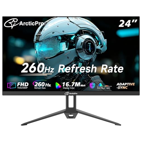 ArcticPro 24" 260Hz 240Hz Gaming Monitor
