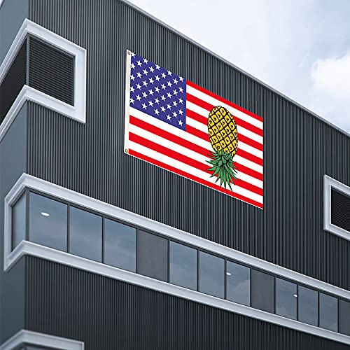 3X5Ft Pineapple American Flag With Canvas Header And Brass Grommets For Outdoor Decor #TOP2