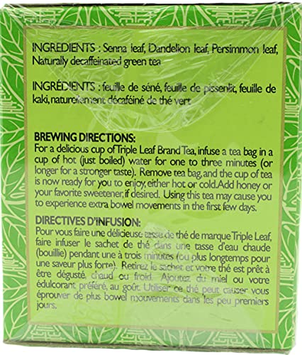 Triple Leaf Brand Dieters' Tea, Green, 20-Count