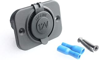 BANDC Waterproof Marine Motorcycle Car Cigarette Lighter Socket Power Outlet 12 Volt