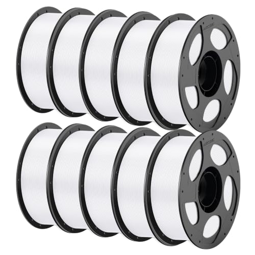 ANYCUBIC PETG 3D Printer Filament 1.75mm, 1KG White*10
