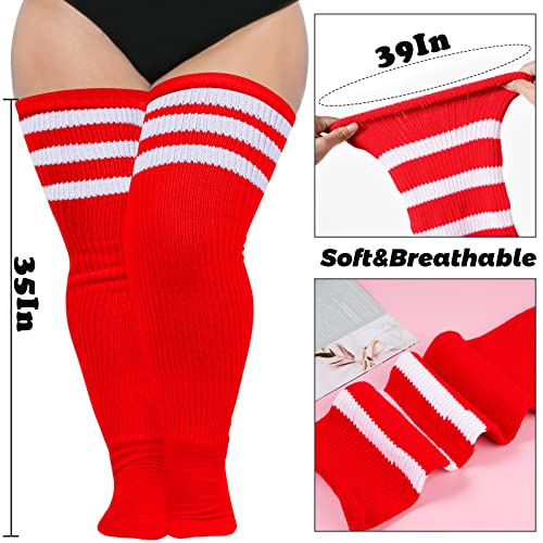 Image of Abodhu Plus Size Thigh High Socks for Thick Thighs Women- Extra Long Widened Extra Long Thick Knit