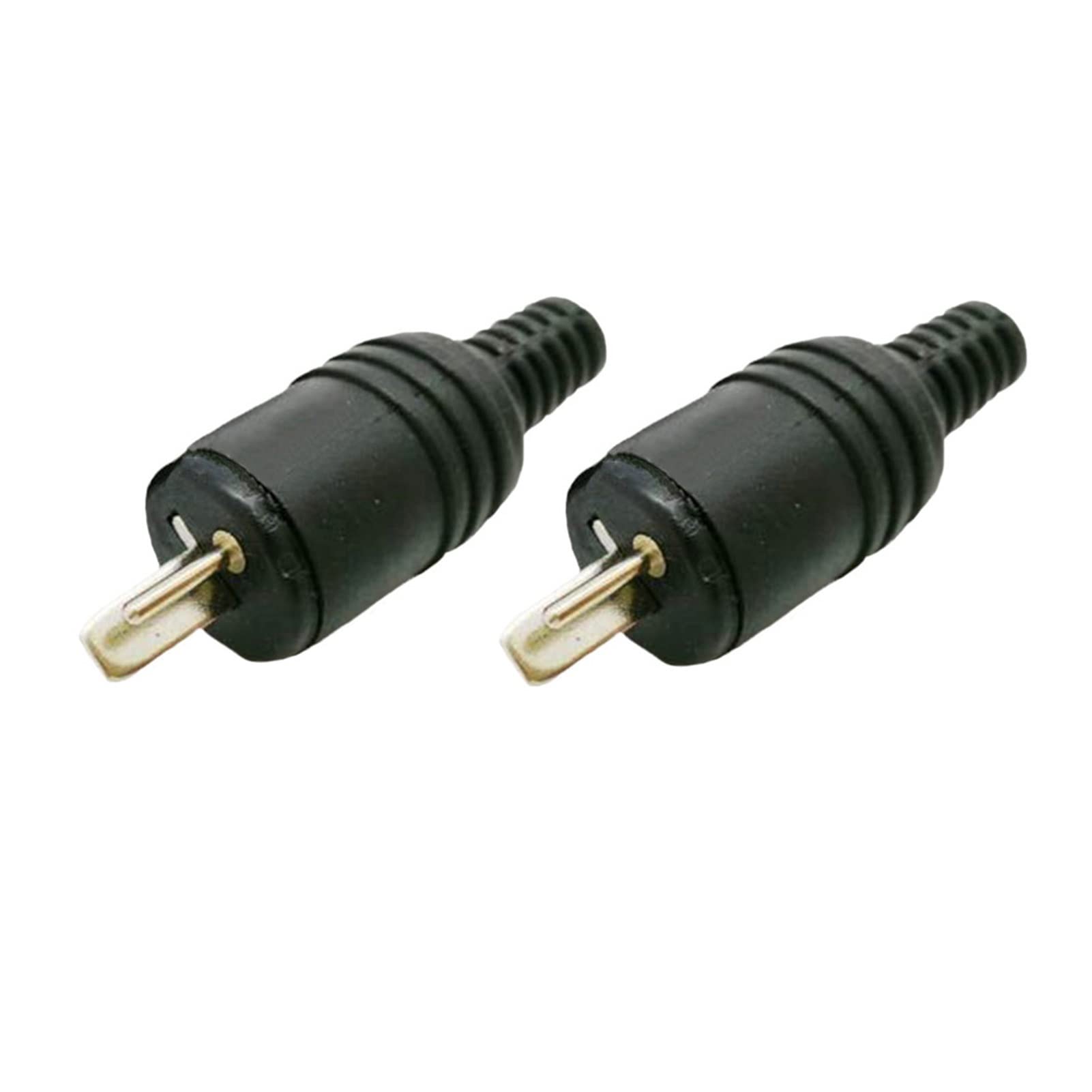 Connecteur DIN 2 broches HIFI noir de précision pour haut-parleur
