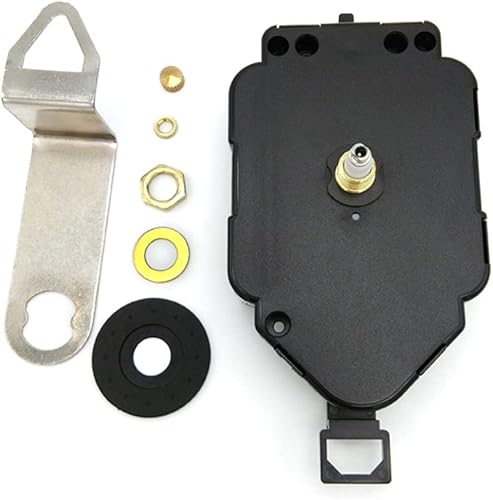 Miniatura 5 de Reloj de cuarzo negro mecanismo de movimiento de péndulo motor y accesorios DIY unidad de unidad conveniente e inteligente