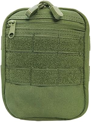DBM Amazon Molle Tactical Utility Side Kick Pouch Accessory Carrier Pocket Bag OD Green