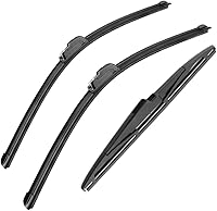 Vista 10 de 3 limpiaparabrisas 21" 19" 12" delanteros y traseros de repuesto para Fortuner AN50 AN60 2004-2015, limpiaparabrisas de equipo original, que cumplen