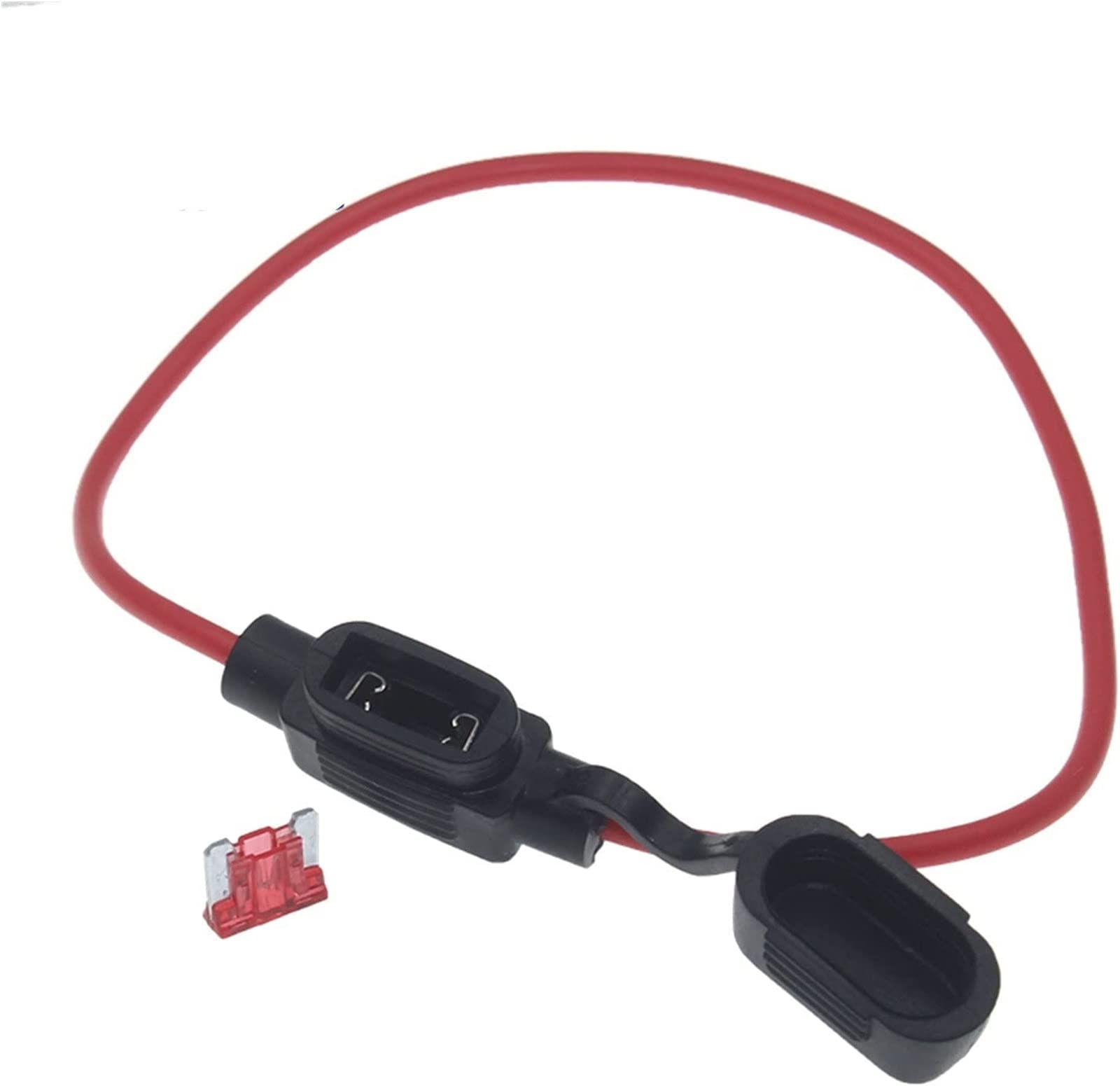 Fusible coche tipo hoja con portafusibles en línea para solucionar cortes de luz en el motor