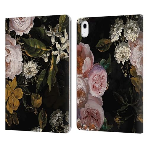 Étui en cuir premium iPad Air 11 collection UtArt Roses Antiques