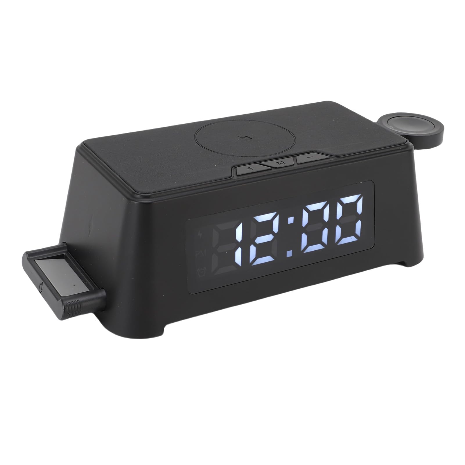 Clock Wireless Charger with LED Display and Alarm