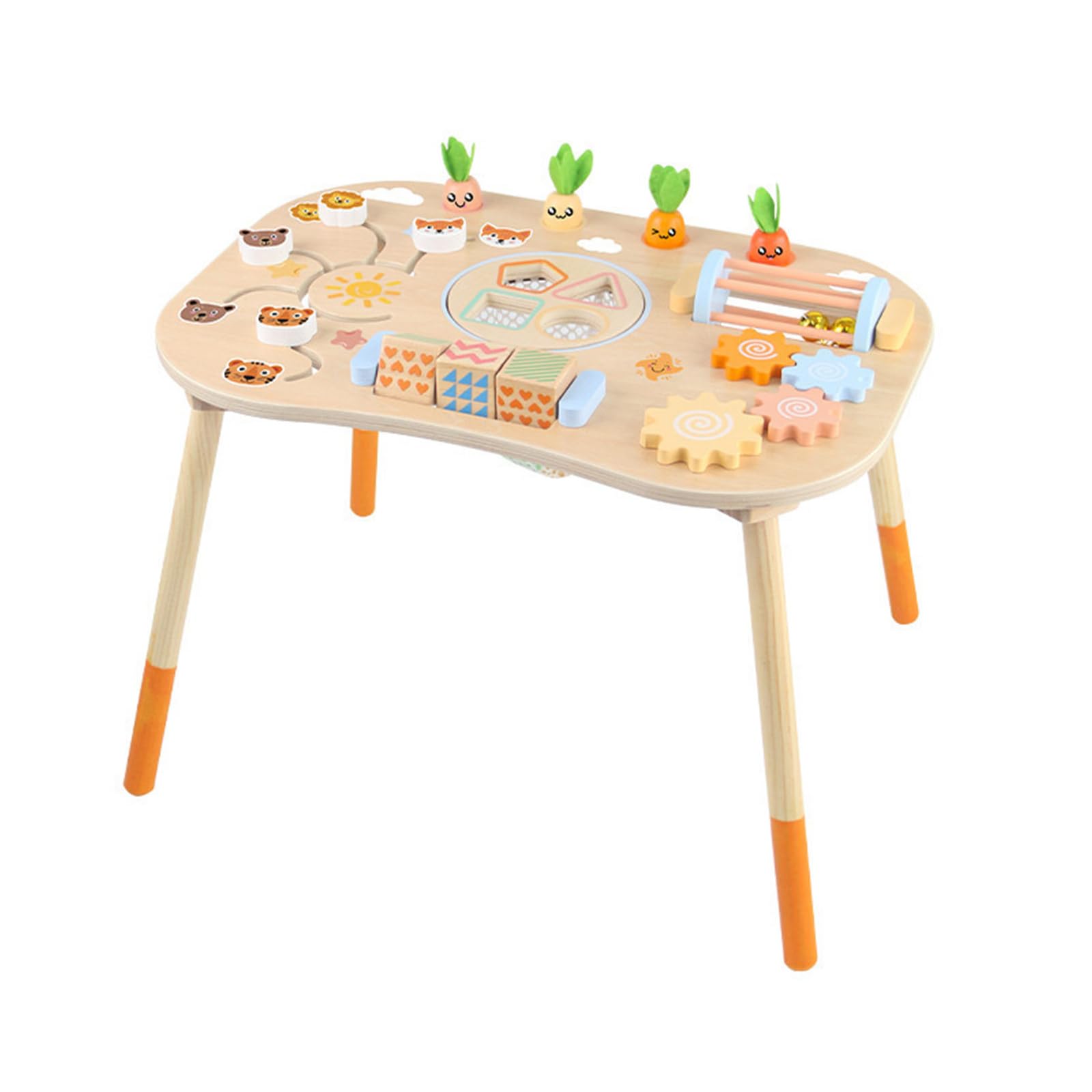 Holzsortierspiel, Aktivitätsbrett, Puzzle Spieltisch, Spielzeug für Lernen Vorschulalter, Feinmotorik, pädagogisches Aktivitätsspielzeug, Früherziehung, Holztisch