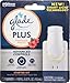 Glade PlugIn Plus Air Freshener Starter Kit, Scented Oil for Home and Bathroom, Hawaiian Breeze, 0.67 Fl Oz, 1 Warmer + 1 Refill