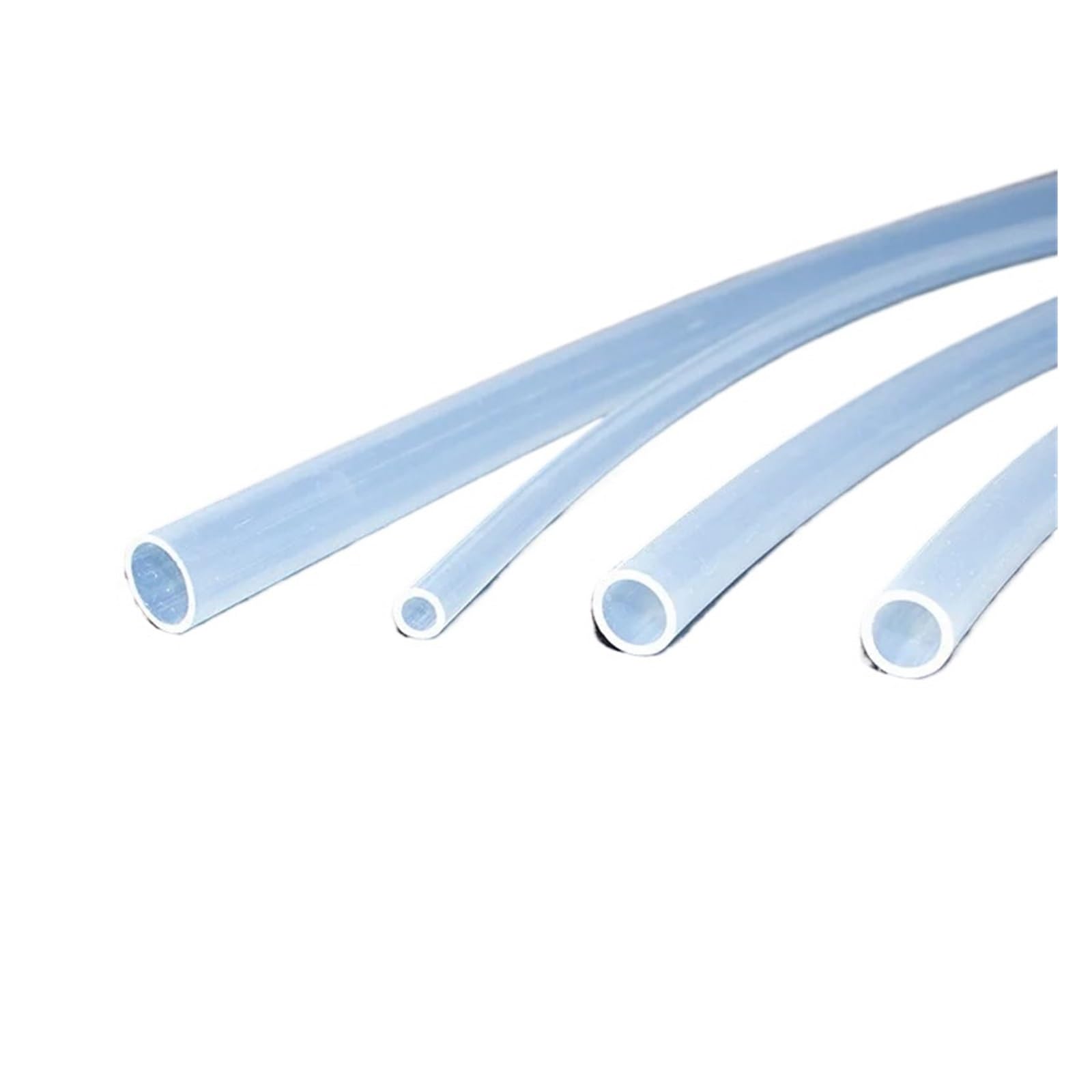 Manguera de tubo silicona Manguera de goma de tubo de silicona transparente, 1M, 3 metros, 5M, 4, 5, 6, 8, 10, 12mm de diámetro, tubo Flexible, Gel de sílice(8x12mm,5m)