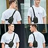 flintronic Sac à Bandoulière Étanche, Sac de Poitrine Homme, Sling Épaule Cross Body Bag, Imperméable Léger Sac de Poitrine Sac à Dos à Bandoulière pour Voyage Sports de Plein Air #4