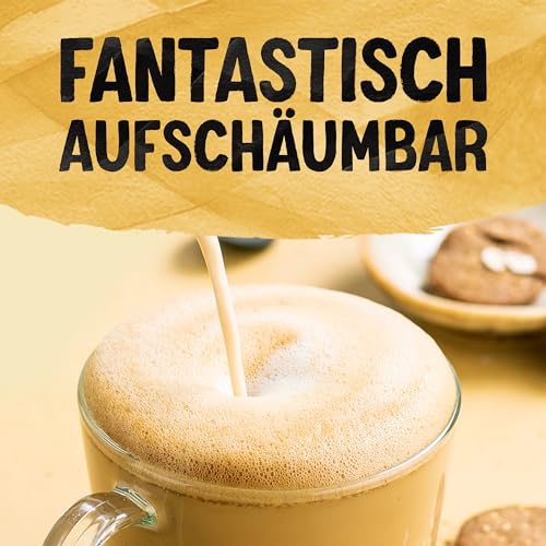 Alpro Barista Haferdrink – Zum Aufschäumen – Vegan und milchfrei – Von Natur aus laktosefrei – Reich an Ballaststoffen, Calcium und Vitaminen – 8 x 1 L – Haltbar