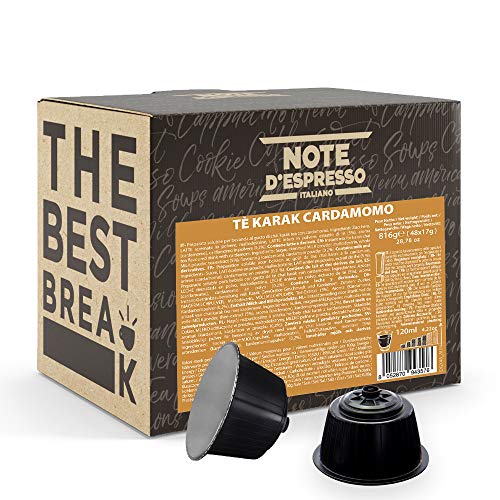 Note D'Espresso Tè Chai Karak e Cardamomo, Capsule Compatibili Soltanto con Sistema NESCAFE DOLCE GUSTO, 48 Caps