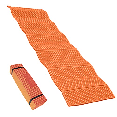 Foam Camping Pad, Moistureproof Lightweight Folding Mattress Closed Cell Foam Sleeping Pad Folding Sleeping Pad With Camping Sleeping Pad For Outdoor Hiking Backpacking (Orange)