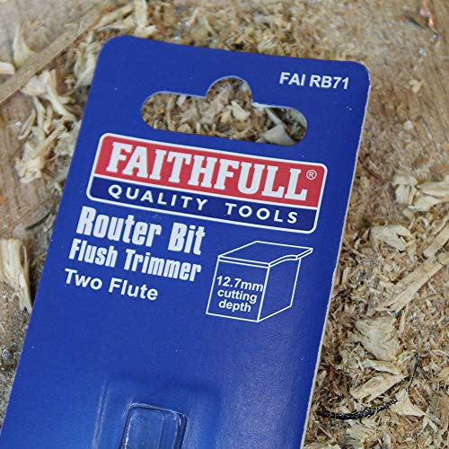 Faithfull FAIRB71 Router Bit TC Mini Trim 1/4in 6.3mm x 12.7mm - Image 3
