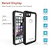 OTBBA iPhone 7/8/SE Waterproof Case, Waterproof Shockproof Snowproof Dirtproof Full Body Protective Underwater Case for iPhone 7/8/SE(Clear)