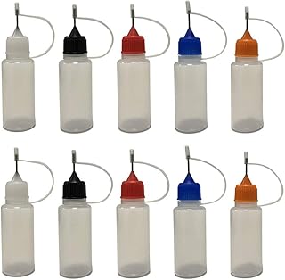 (30 Pack, 15ml) Needle Bottle dropper bottle eliquid bottle liquid bottle squeeze bottle Steel Needle TIP Dropper Bottle