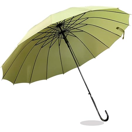 Amazon Co Jp Ksotutm傘 長傘 16本骨 メンズ レディース ワンタッチ 丈夫 撥水 耐風 Teflon加工 210t高強度グラスファイバー 軽量 大型 1cm 梅雨対策 晴雨兼用 服 ファッション小物
