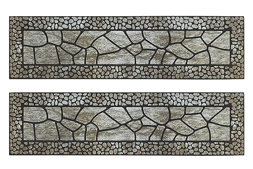 andiamo Stufenmatte La Traviata 2er Set 24 x 90 cm aus Weichkautschuk rutschhemmender Treppenschutz...