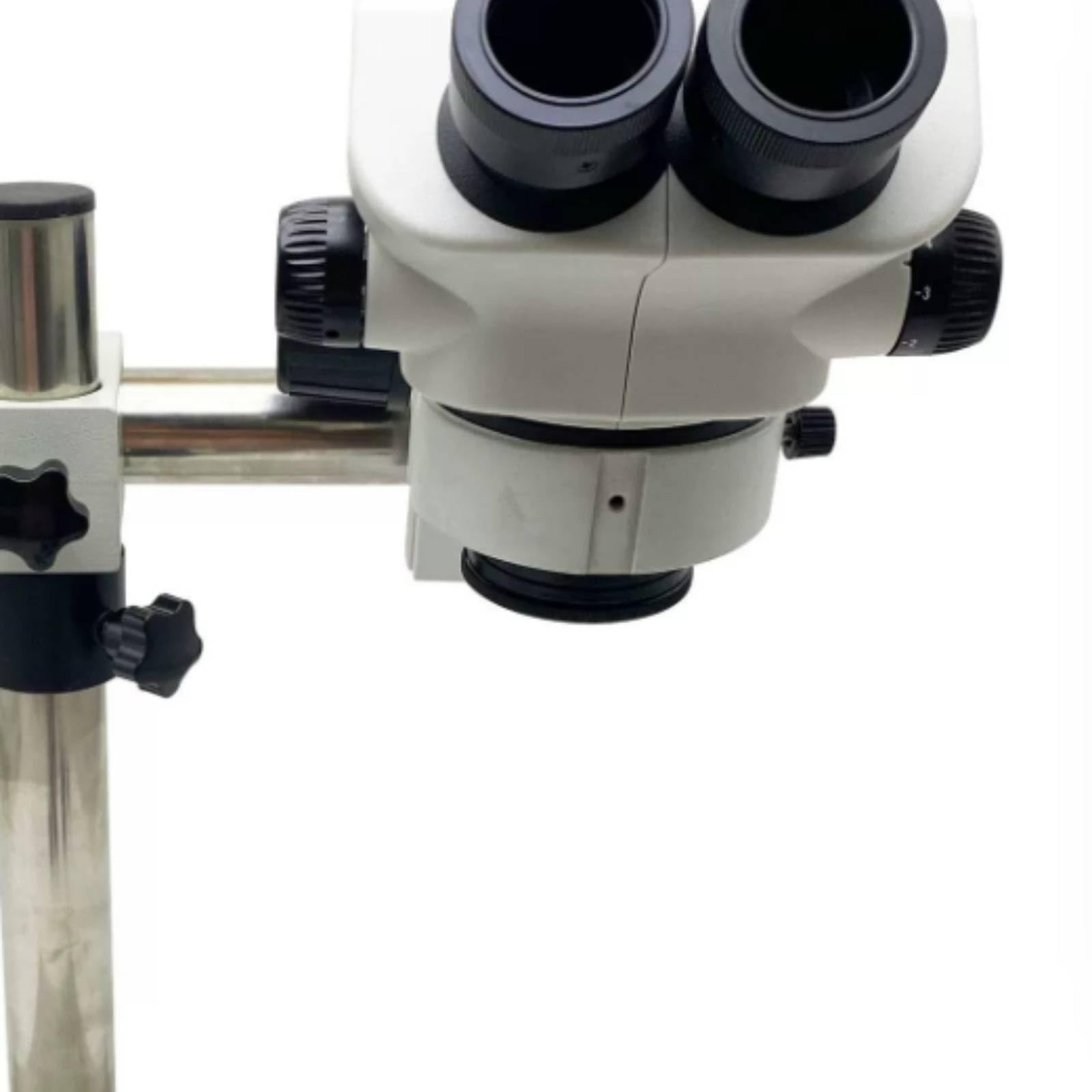 Schmuck Inspektionsmikroskop Stereomikroskop Binokularmikroskop Laborgerät Optikgerät mit Ruckfreiem Fokus Ergonomische Okulare Robustes Gestell für Präzisionsprüfung Werkbank Ausbildung