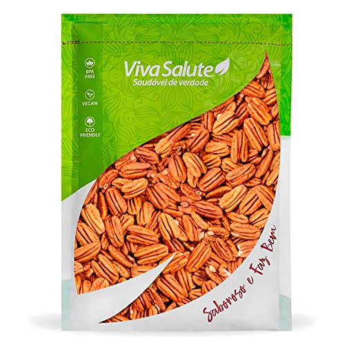 Noz Pecan Crua sem Casca Viva Salute Embalado a Vácuo - 1 Kg
