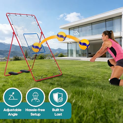 OLIXIS Volleyball Rebounder Net 7x4 FT, Rebounder Net with Travel Bag by OLIXIS - Used condition - Image 6