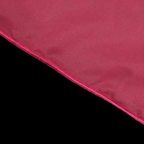 ESLIR Curtains with Tabs Window Curtain Transparent Voile Berry W x H 140 x 145 cm Pack of 1, W 55.1" x L 57.1" (1 Panels) - Image 2