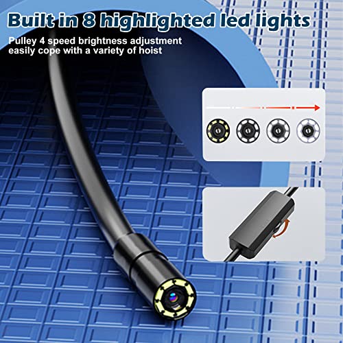 Endoskopkamera 10m mit 8mm Sonde und IP67 wasserdicht
