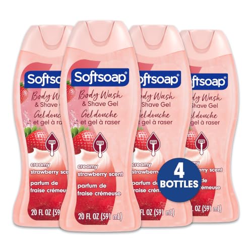 Softsoap Body Wash and Shave Gel, Creamy...