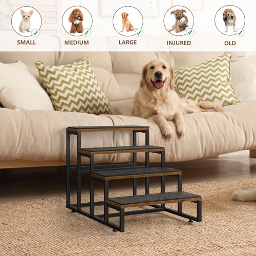 Dog-Stairs-for-Small-Dogs-4-Steps-Pet-Stairs-for-High-Bed-and-Couch-Sofa-Non-Slip-Dog-Stairs-for-Small-Dogs-Older-or-Injured-Pet-Industrial-Brown - Cucciolini Doodles   Dog-Stairs-for-Small-Dogs-4-Steps-Pet-Stairs-for-High-Bed-and-Couch-Sofa-Non-Slip-Dog-Stairs-for-Small-Dogs-Older-or-Injured-Pet-Industrial-Brown