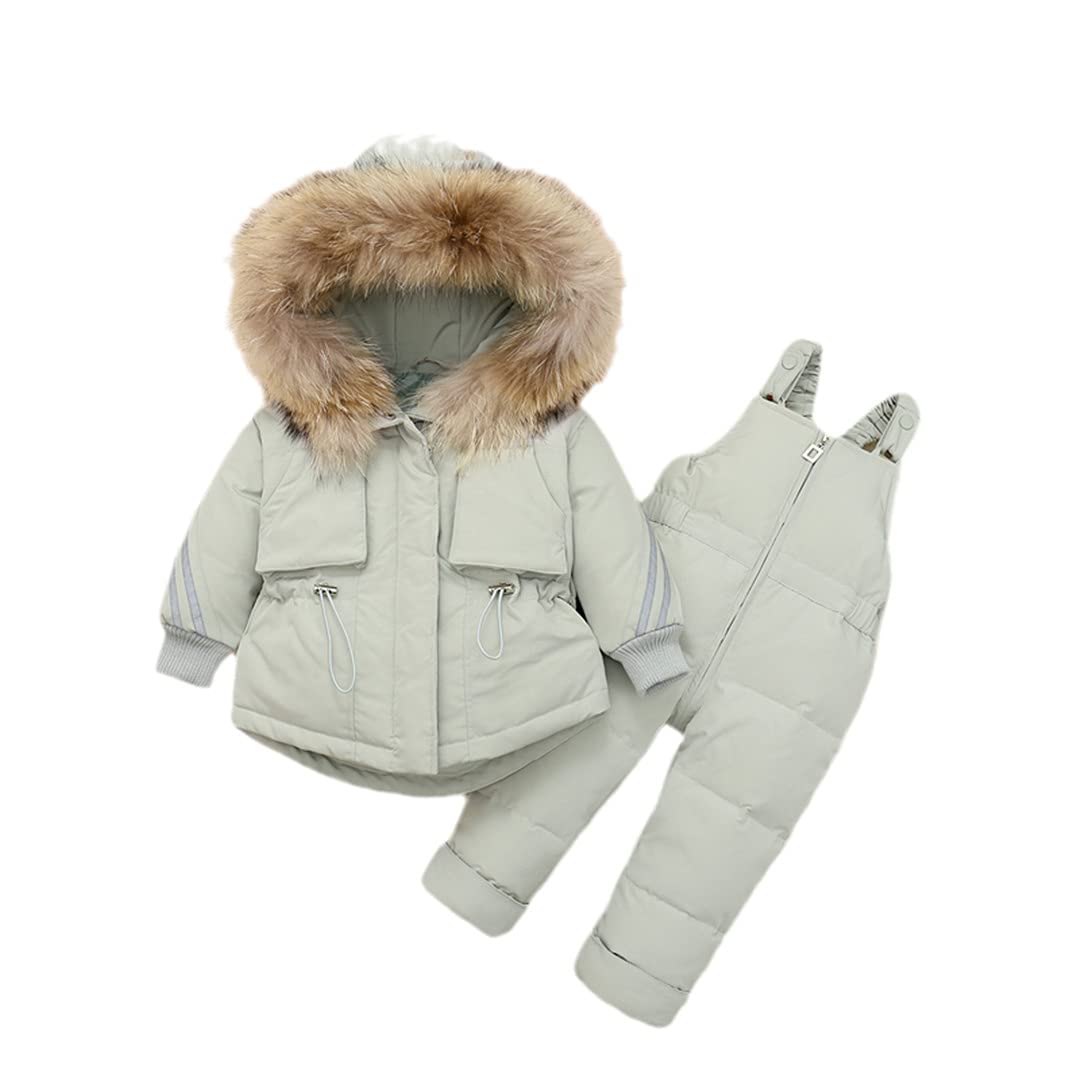 Winter Children Clothing Sets Snow Suit Jackets Jumpsuit 2Pcs Set Baby Boy Girls Duck Down Coats Toddler Girl