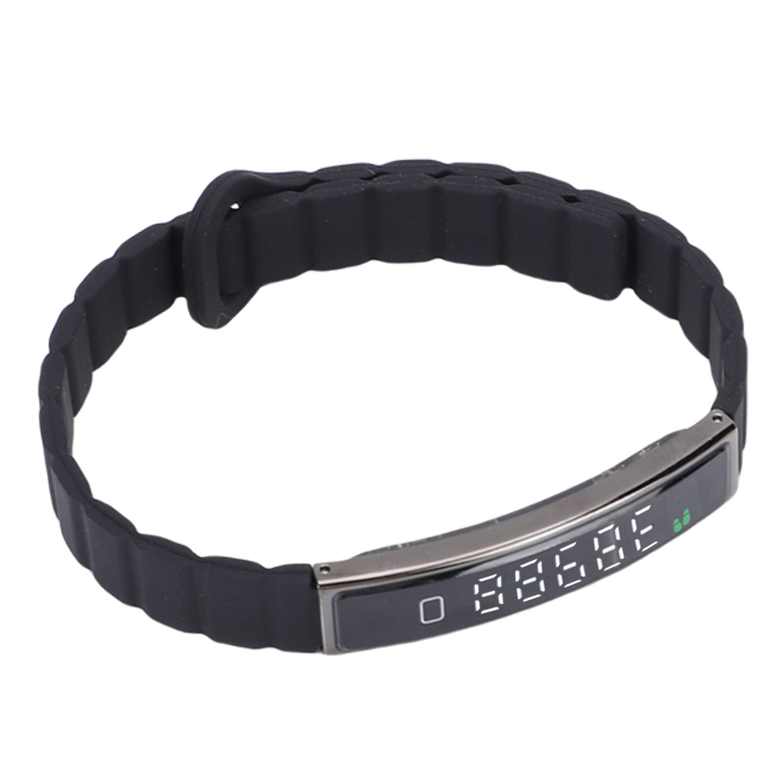 Annadue Bracelet Connecté Intelligent, Tracker d'Activité Fitness avec Compteur de Pas, Étanche, Prise de Photos à Distance, Noir
