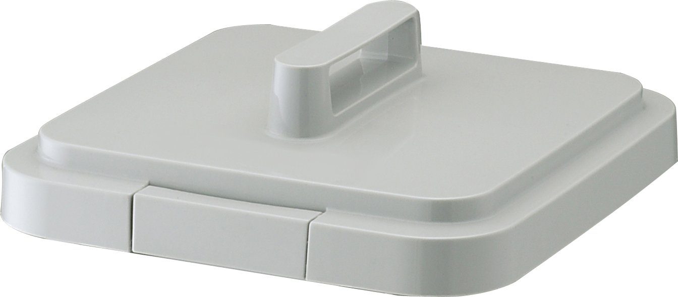 Risu Trash Can, Lid, Square, Berg, 7.9 gal (30 L), Lid Light Gray, 30S