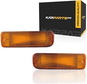 For 1996-1998 Toyota 4Runner Driver and Passenger Side Pair Turn Signal Light | With Bulbs Included | TO2530125 TO2531125 | 81520-35120 81510-35120