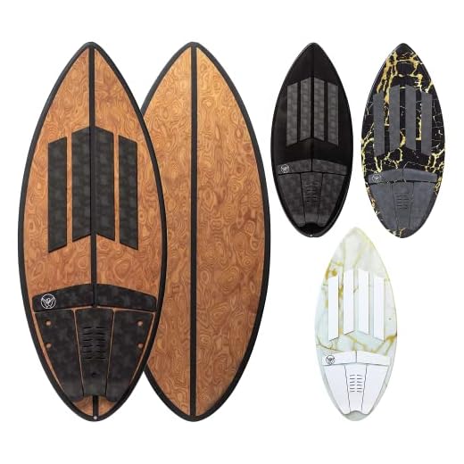 South Bay Board Co. - Pro Skimboard - 48" / 52" Skim Board Shapes - Best Performance Skimboards for Kids & Adults - Durable Poly Compressed Fiberglassed Body, Wax-Free Foam Top Deck Traction