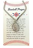 Westmon Works St Sebastian Pewter Medal Saint Gift Set with Baseball Prayer Card Boxed