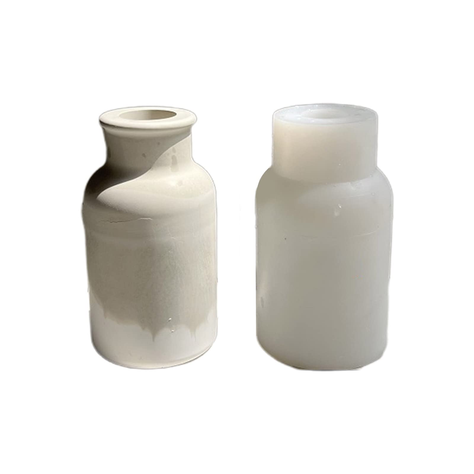 Jazuaiao Vase Hand Castings Molds 3D Silicone Delicate Handicrafts for Flower Making Molds