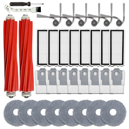 Lot accessoires Roborock QV 35A QV 35S sac aspirateur brosse latérale filtre serpillère