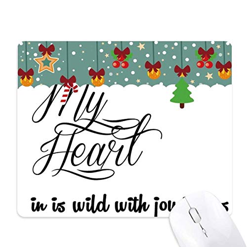 Tapis de souris de jeu My Heart Joy en caoutchouc pour bureau informatique