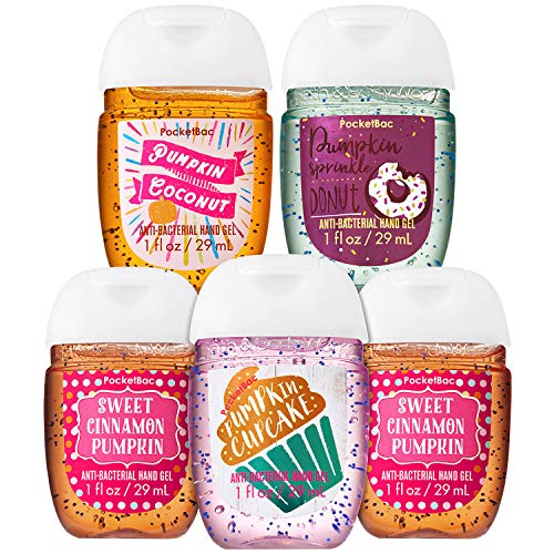 Bath Body Works Pumpkin and Fall 5 Pack of Pocket Bacs
